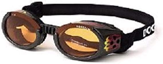 Doggles ILS X-Small Racing Flames Frame and Orange Lens