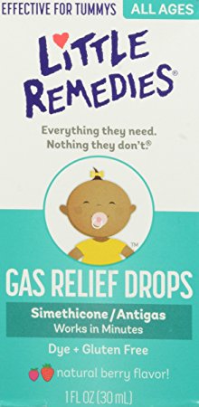 Little Remedies Tummys Gas Relief Drops, Natural Berry Flavor, 1 Ounce