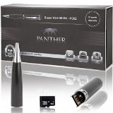 Panther PC-02 Professional Grade Spy Camera Pen 1280 x 720p HD Video Motion Detection Stealth Black with Silver Trim - Single Click Operation Sandisk CLASS-10 8GB SD Card Included Panther - Best Quality Support and Service - Accept No Imitations