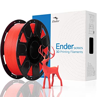 Official Creality 3D Printer Filament, Ender PLA Filament 1.75mm No-Tangling, Strong Bonding and Overhang Performance Dimensional Accuracy  /-0.02mm, 2.2lbs/Spool