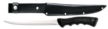 Rada Cutlery R200 Fillet Knife with Leather Scabbard and Rubber Handle