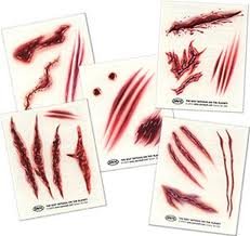 Temporary Tattoos (5 sheets) - Nitefall(TM) Wounds