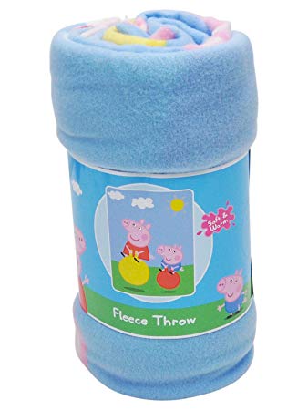 Northwest The Company Peppa Pig Fleece Throw Blanket, 46" x 60", Multicolor