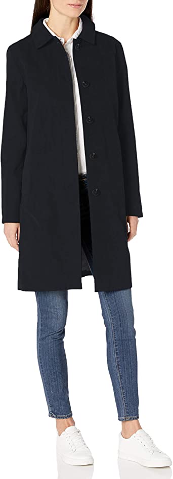 Amazon Essentials Women's Water-Resistant Collar Coat