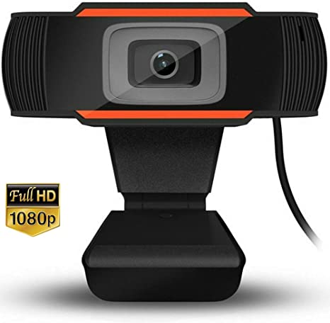 DJSOG Webcam 1080P Webcam with Microphone Noise Reduction PC Laptop Camera USB Compurter Web Camera for Meeting Conference Video Calling Recording Web Cam for Skype Zoom Youtube Ins