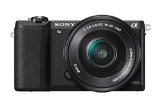 Sony a5100 16-50mm Mirrorless Digital Camera with 3-Inch Flip Up LCD Black