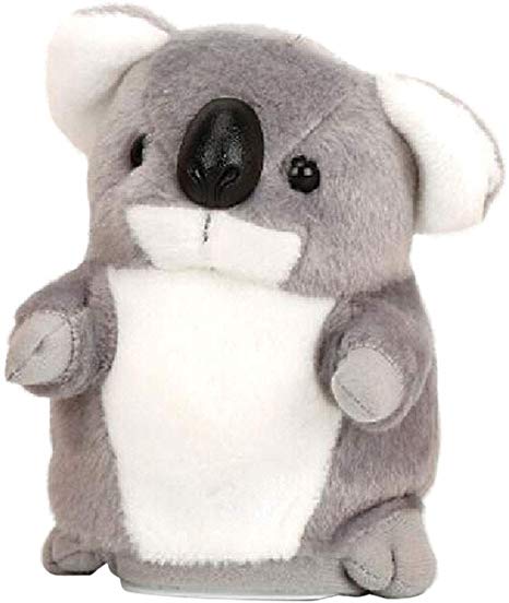 Talk Back Pet Talking Koala Bear - Interactive Toys Repeats What You Say. Plush Animal Toy Talks Back Every Word You Say. Cute Talking Pet Choice Christmas Birthday Gifts for Kids Children Families