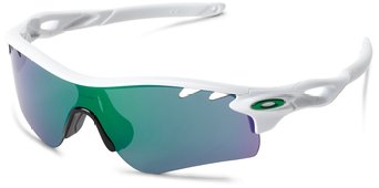 Oakley Radarlock OO9181-22 Iridium Sport Sunglasses,Polished White,55 mm