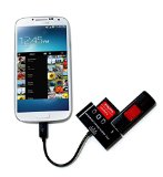 VONOTO 3 in 1 Micro USB Host adapter SD TF Samsung card reader OTG Mobile Phone Connection for Samsung Galaxy S4 S2 S3 Note 2 Tablet 3 in 1 Samsung Card reader