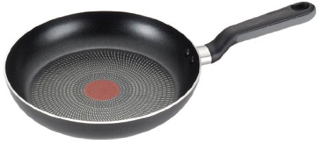 T-fal A68807 Soft Sides Nonstick Thermo-Spot Dishwasher Safe Oven Safe Fry Pan Cookware 12-Inch Black