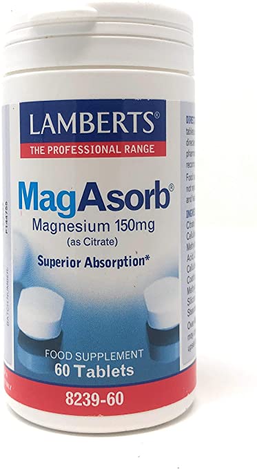 Lamberts MagAsorb 150 mg - 60 Tablets