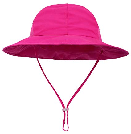 SimpliKids Sun Hat Baby Toddler Kids 50  UPF Sun Protective Wide Brim Bucket Hat