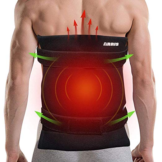 ARRIS Ice Pack for Back, Reusable Hot Cold Therapy Wrap with Straps for Back, Knee, Waist, Leg, Shoulder, Hip Relief of Sprains, Pain, Bruises, Injury