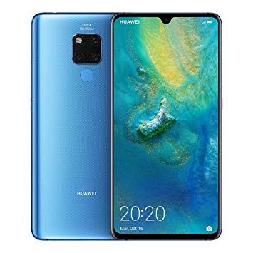 Huawei Mate 20 X 128 GB 7.2-Inch 2K FullView Android 9.0 SIM-Free Smartphone with New Leica Triple AI Camera and Ultra Wide Angle Lens, Single SIM, UK Version - Blue