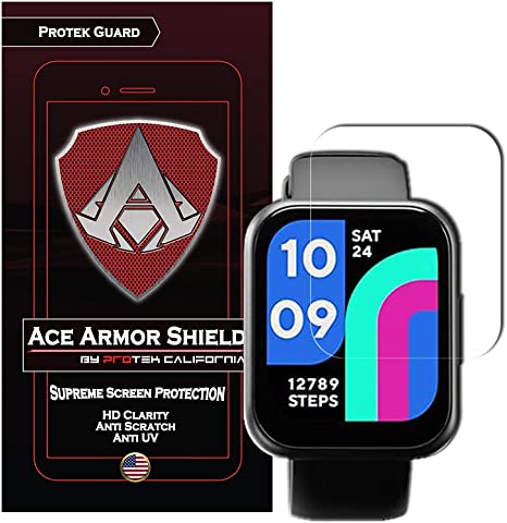4 Pack Ace Armor Shield Edge to Edge Screen Protector compatible with the WYZE Watch 47mm