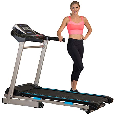 Exerpeutic TF3000 Bluetooth Smart Technology Electric Foldable Treadmill with Free App and Extended Belt Size