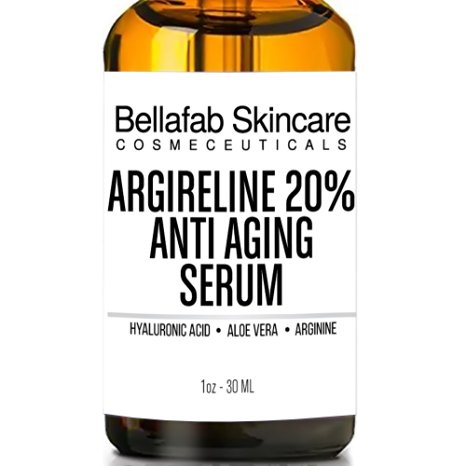 Look Years Younger with the Best Anti-aging Serum for Face and Neck with Argireline and Hyaluronic Acid. Lifting and Firming Serum. Get rid of Dark Circles, Wrinkles, Fine Lines and Puffiness.
