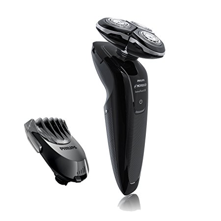 Philips Norelco 1250x/40HP Sensotouch 3D Electric Razor with Bonus RQ111 Click-On Beard Styler and Precision Trimmer