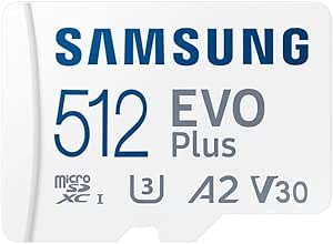 Samsung EVO Plus microSD-Speicherkarte (2024) (inkl. SD Adapter) - 512 GB