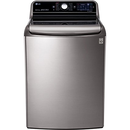 LG WT7700HVA TurboWash 5.7 Cu. Ft. Graphite Steel With Steam Cycle Top Load Washer - Energy Star