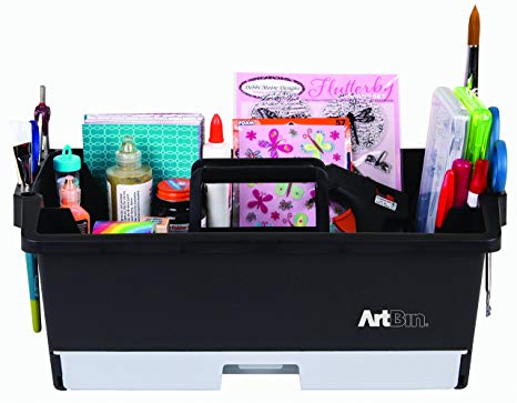 ArtBin Art/Craft Supply Caddy - black/Gray- 6963AG