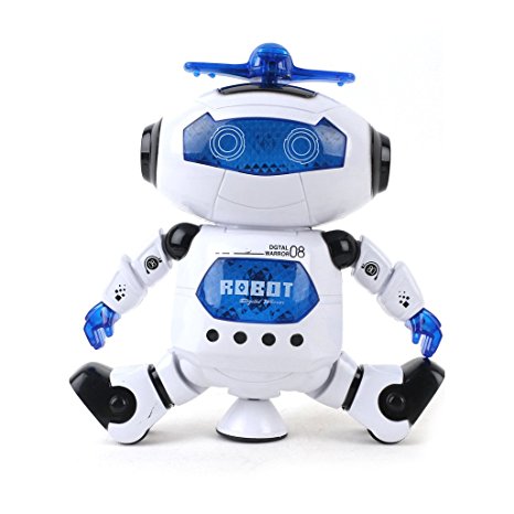 DeXop Dancing Smart Space Robot Astronaut Music Light Toy