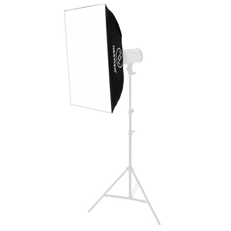 Neewer 50cmx70cm/20"x28" Square Photography Light Tent Photo Cube Softbox Light Box Universal Mount (Softbox ONLY, Strobe Light and Light Stand NOT INCLUDED)