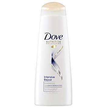 Dove Shampoo, Intense Repair  12 oz, 4 Count