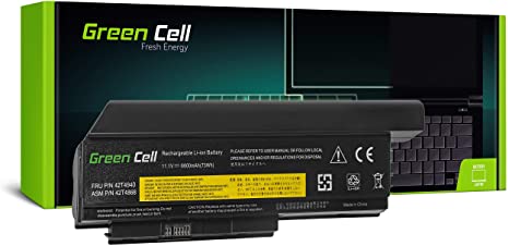 Green Cell® Extended Series 42T4861 Battery for Lenovo ThinkPad X220 X220i X220s (9 Cells 6600mAh 11.1V Black)