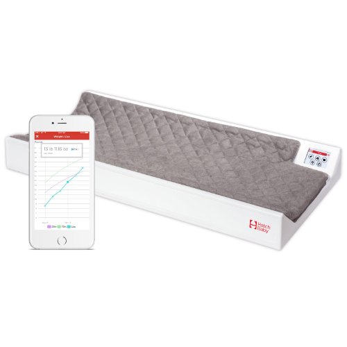 Hatch Baby Smart Changing Pad and WiFi Scale, Ash