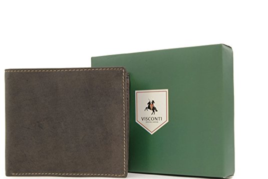 Visconti Wallet - 707 Shield - Hunter Leather