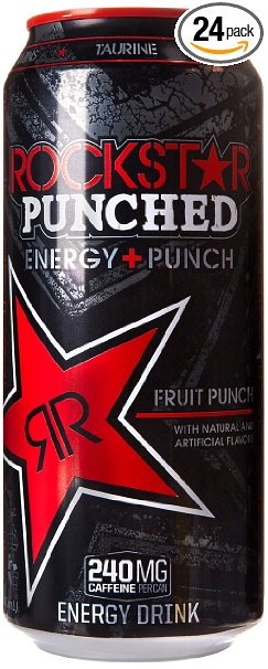 Rockstar Punch Energy Drink, 16-Ounce Cans (Pack of 24)