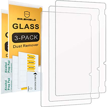 [3-PACK]-Mr Shield For Nintendo Switch [Tempered Glass] Screen Protector [0.3mm Ultra Thin 9H Hardness 2.5D Round Edge] with Lifetime Replacement Warranty