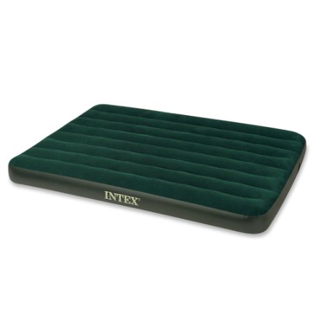 Intex Prestige Downy Airbed Kit with Hand Held Battery Pump Full