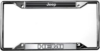 Jeep Eurosport Daytona- Compatible HEMI License Plate Frame