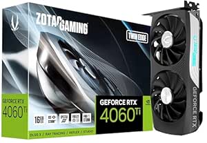 Zotac GeForce RTX 4060 Ti 16GB Twin Edge NVIDIA DLSS 3, 3 x DisplayPort 1.4a Boost: 2535MHz