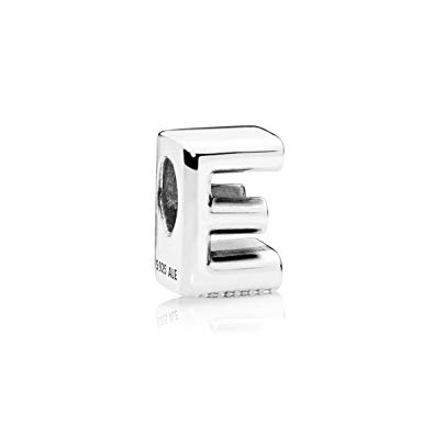 Pandora Letter E Charm In Sterling Silver 797459