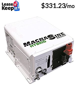 MAGNUM Hybrid Series Inverter/Charger, MFG# MSH3012M, 3000 Watt-120Volt-60Hz inverter, 12 Volt-125 Amp charger, with load support. Power loads with both AC Power (shore or AC generator) and batteries to run larger loads from smaller generators. / MAGN-MSH3012M /