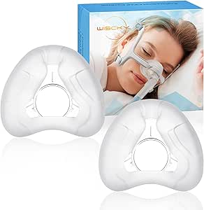 Nasal Mask Cushion for AirFit N20, 2 Packs Reliable Seal & Perfect Fit for Nasal Pillow Mask Cushions - Replacement Supplies(Large)