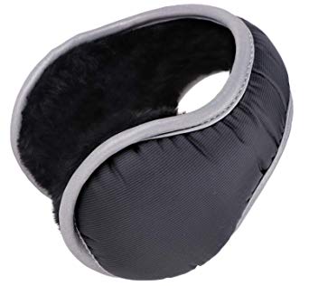 Mens Womens Kids Fleece Lined Winter Earmuffs