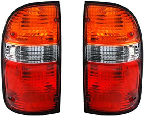 Rareelectrical NEW LEFT AND RIGHT TAIL LIGHTS COMPATIBLE WITH TOYOTA TACOMA 2001-2004 TO2800139 TO2801139 81550-04060 8155004060 81560-04060 8156004060