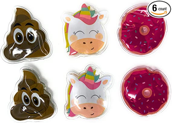 6 Pack Hand Warmers Rechargeable for Cold Winter Days - 2 Pcs Each Unicorn, Donut, and Poop Shaped. Use Over and Over Reusable Hand Warmer Hot Packs for Hands Perfect for Relaxing Both Hands and Feet