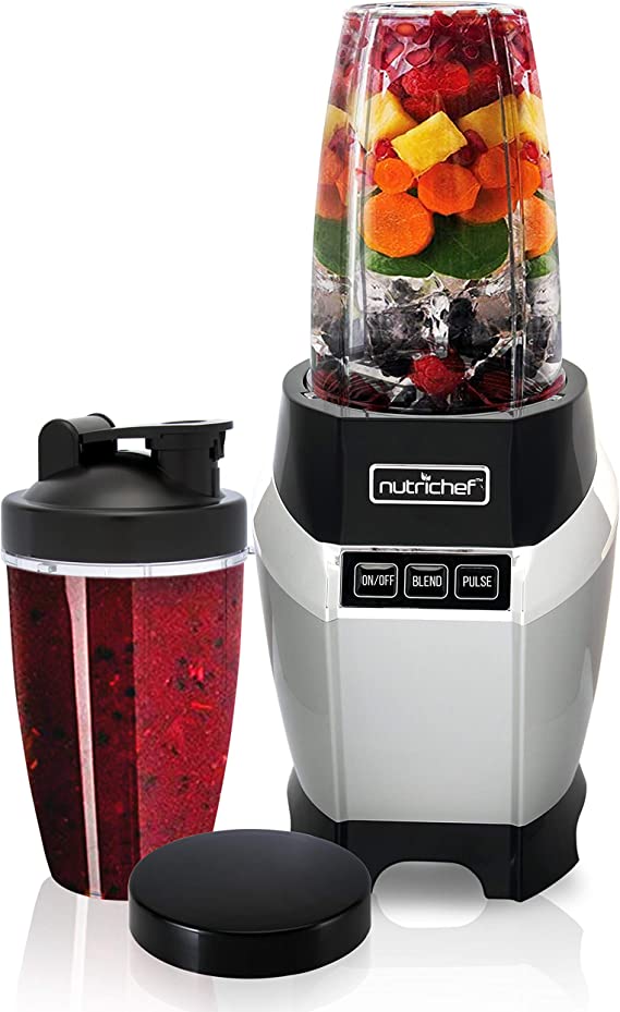 NutriChef Professional Home Kitchen Digital Countertop Power Pro Blender with Pulse Blend, One size, Assorted