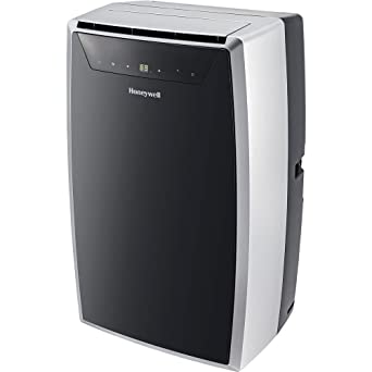 Honeywell Classic Portable Air Conditioner with Dehumidifier & Fan Cools Rooms Up To 500 Sq. Ft. w Drain Pan & Insulation Tape, (Black/Silver) MN1CFS8, 29.400