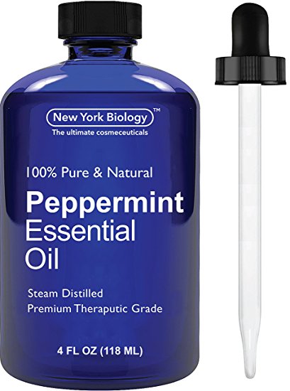 Peppermint Oil - Big 118 ML - 100% Pure & Natural - Premium Therapeutic Grade Peppermint Essential Oil