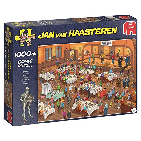 Jan Van Haasteren Darts 19076 - 1000 Piece Jigsaw Puzzle