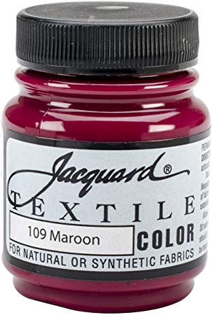 Jacquard Products Textile Color Fabric Paint, 2.25-Ounce, Maroon