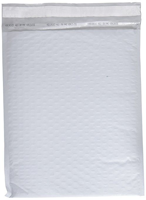 fu global Padded Envelopes #2 Poly Bubble Mailers 8.5"X12" Bubble Envelopes, White, 25 Pieces (B01J9QXBMY)