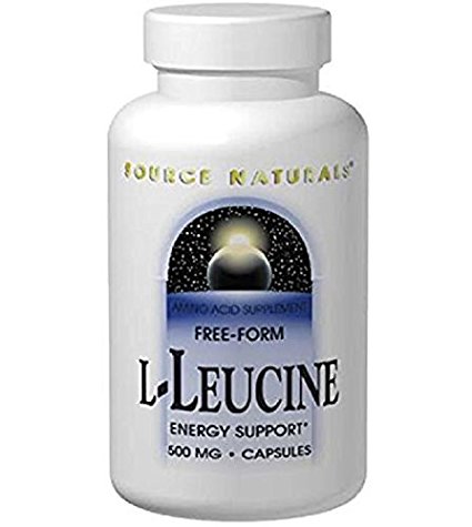 Source Naturals L-Leucine 500mg, 120 Capsules