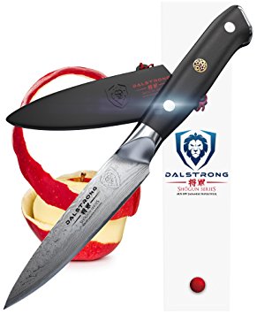 DALSTRONG Paring Knife - Shogun Series - AUS-10V Japanese Super Steel- Vacuum Treated - 95mm - Guard Included